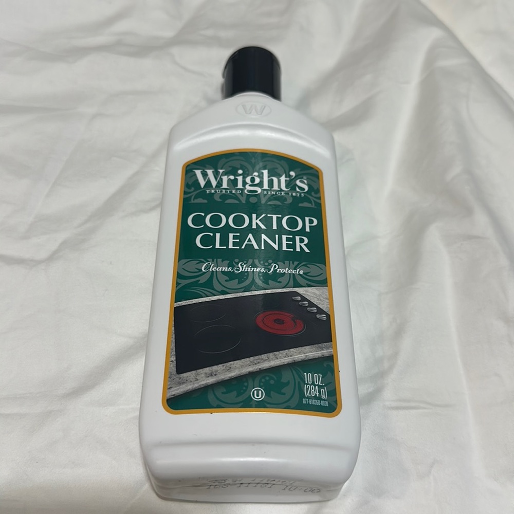 Wright's Cooktop Cleaner Cream Glass Ceramic Cook Top Clean & Polish